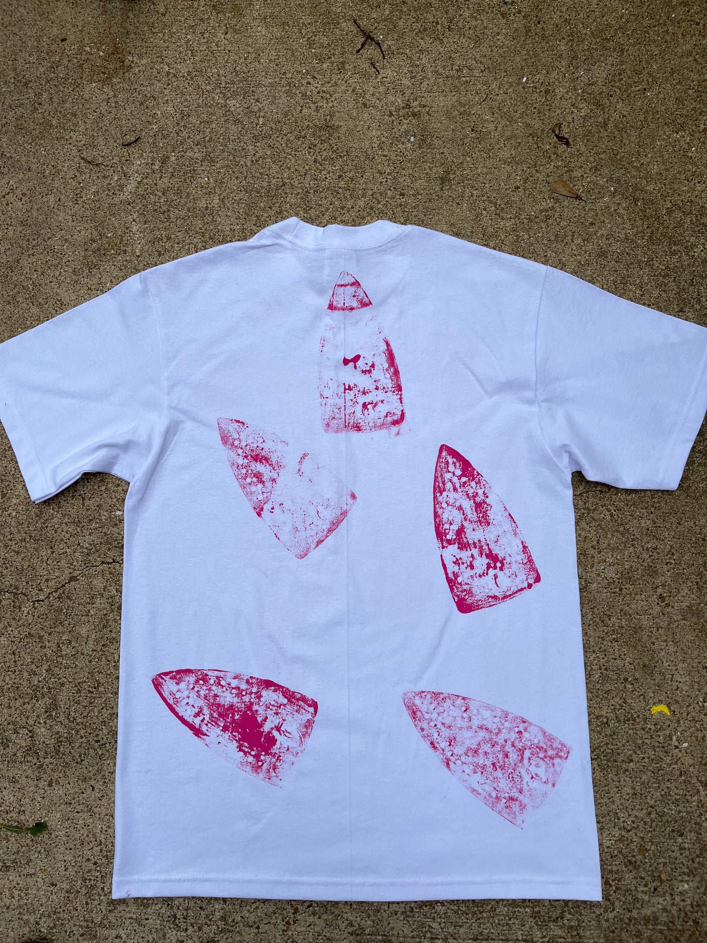 Steam Team Tee – White w/ Pink